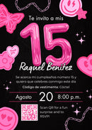 Quinceañera Invitation - Aesthetic Negro