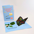 Happy Birthday - 3D Rainbow Butterfly