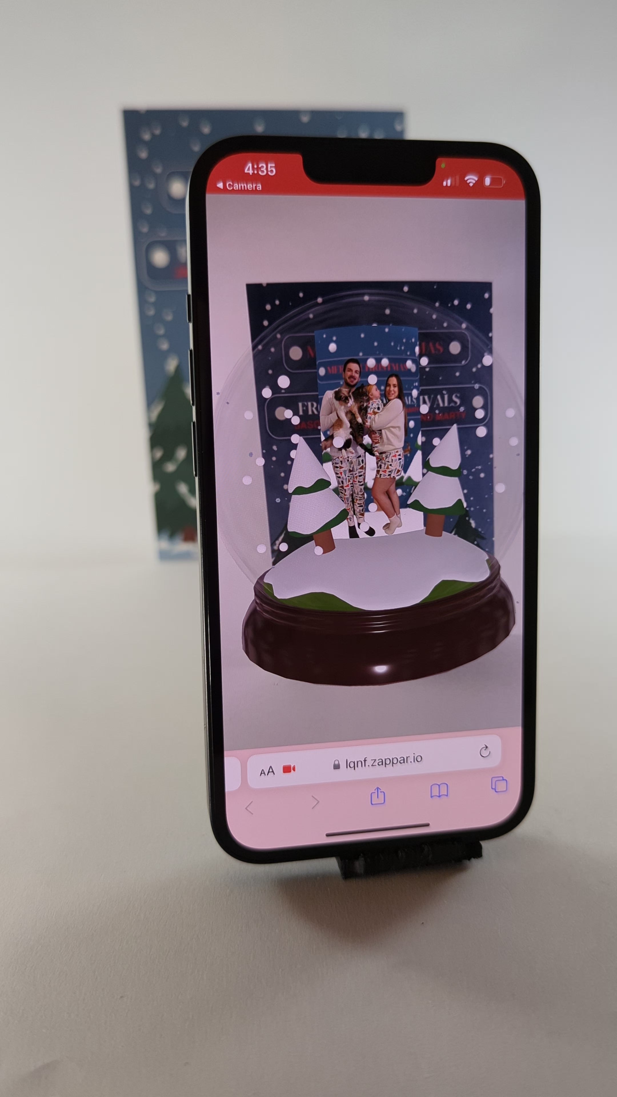 Interactive Augmented Reality Holiday Cards